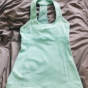 Lululemon Mint Green Scoop Neck Racerback Tank